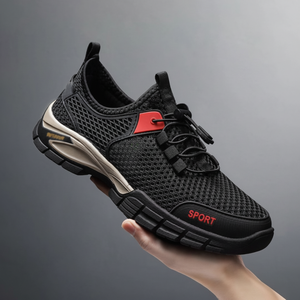 Scarpe da corsa ZG-AQ33 da uomo in Mesh Sneakers leggere e traspiranti con cinturino regolabile - Product Image 1