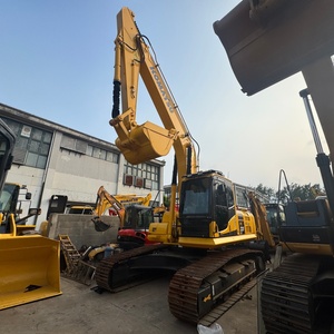 โครงการวิศวกรรมคุณภาพสูง ใช้เวลาทำงานน้อย: รถขุดไฮดรอลิกแบบตีนตะขาบ Komatsu PC220 มือสอง น้ำหนัก 22 ตัน - Product Image 1