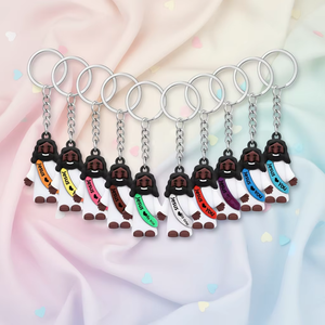 Sumind 48 figurines <span class=keywords><strong>de</strong></span> Jésus, porte-clés chrétien, poupée <span class=keywords><strong>de</strong></span> Jésus, lot religieux classique chrétien (couleur fluorescente noire) - Product Image 1