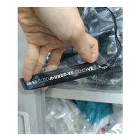 Bande élastique en polyester enduite antidérapante noire et blanche de 25 mm, ruban extensible, bande en caoutchouc imprimé, bandes en silicone
