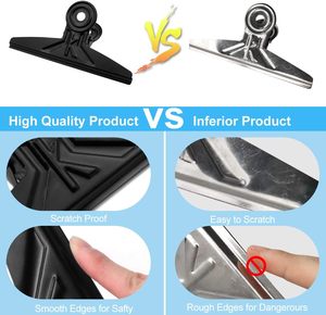 20厘米长的巨型牛皮纸夹，适用于办公室 - Product Image 4