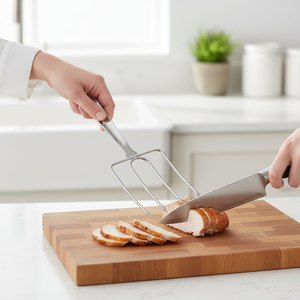 Utensilios <span class=keywords><strong>para</strong></span> Barbacoa, Tenedor <span class=keywords><strong>para</strong></span> Pavo <span class=keywords><strong>de</strong></span> Acero Inoxidable, Utensilio <span class=keywords><strong>para</strong></span> <span class=keywords><strong>Pollo</strong></span> Asado <span class=keywords><strong>para</strong></span> Acción <span class=keywords><strong>de</strong></span> Gracias y <span class=keywords><strong>Navidad</strong></span> - Product Image 3