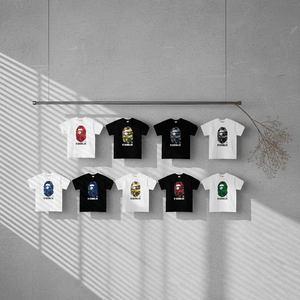 Camiseta de Diseñador de Moda 2026 Versión 1:1 con Estampado de Letras, Camiseta Bapees Moderna para Hombre con Estampado de Alta Calidad y Gran Venta - Product Image 1