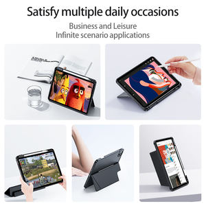 Étui en cuir TPU personnalisé par le fabricant <span class=keywords><strong>pour</strong></span> <span class=keywords><strong>iPad</strong></span> 12,9-13 pouces, étui <span class=keywords><strong>de</strong></span> <span class=keywords><strong>protection</strong></span> <span class=keywords><strong>pour</strong></span> tablette, léger, résistant aux chocs, avec support - Product Image 3