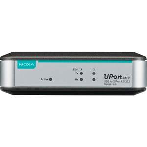 Moxa UPort 2210 Hub USB a 2 Puertos Serie RS-232 - Product Image 1
