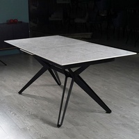Applique murale en céramique, verre trempé, forme carrée, moderne, conception moderne, Table à manger, pierre grains de fer, meuble de salon