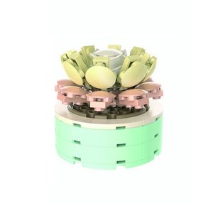 Dollartoys 2024 nuevo 111 Uds florero juego de bloques de construcción plástico DIY decoración modelo Moc ladrillos para niños y adultos - Product Image 5