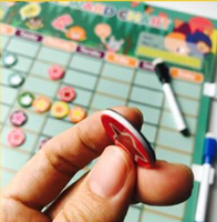 Tableau de récompenses et de tâches hebdomadaires magnétique pour enfants, prêt à l'emploi, idéal pour l'école et la maternelle - Vente chaude