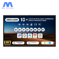 Pantalla Plana Interactiva LCD MIDA con Sistema Dual, Cámara Integrada, IA Inteligente, Pizarra Digital para Enseñanza y Reuniones, Pantalla 4K