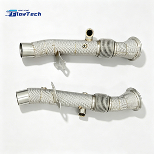 Tubo de Escape de Alto Flujo para Ferrari 296 GTB GTS F163 3.0L V6 Twin Turbo Híbrido 304 SS, Ajuste Directo con Protector Térmico - Product Image 2