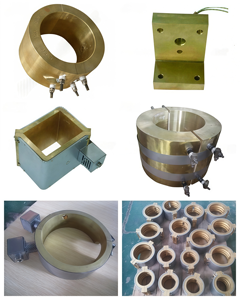 Chauffages en laiton moulé sur mesure, durables, résistants aux hautes températures et nécessitant peu <span class=keywords><strong>d</strong></span>'entretien, conçus pour les environnements difficiles de traitement des plastiques - Product Image 4