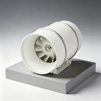 Ventilateur de gaine pratique en promotion, 230V 270W 2400 tr/min, débit d'air de 1640 m³/h, pression statique de 555 Pa, pour usage industriel