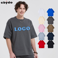 T-shirt surdimensionné en coton lourd 260g 100% avec logo personnalisé, impression DTG en relief, t-shirt personnalisé, fabricants de vêtements sur mesure