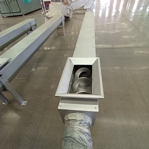 Ss304 Durable en forma de U Tratamiento de aguas residuales Eliminación Horizontal Vuelo único Máquina transportadora de tornillo sin eje para <span class=keywords><strong>WTP</strong></span> - Product Image 2