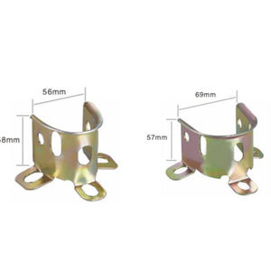 Perawatan besi Material pintu garasi, perangkat keras tiga poros rahang mendukung warna seng <span class=keywords><strong>Roller</strong></span> rana pintu galvanisasi pipa - Product Image 1