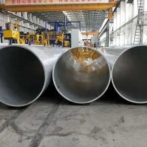 Tubo de aluminio de gran diámetro