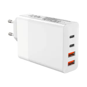 USB C מטען 120W גן 4-יציאת USB C טעינת תחנת פ"ד סוג C מהיר מטענים עבור MacBook פרו אוויר IPad IPhone גלקסי HP Dell