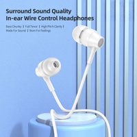 Écouteurs filaires de haute qualité, stéréo, universels, pour le sport, intra-auriculaires, mini microphone, 3,5 mm, basses profondes, casque musical, IPX-4