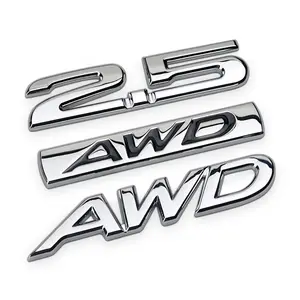 Maßge schneiderte Metall Auto Abzeichen Großhandel 3d Emblem Schwanz Aufkleber Auto Auto Embleme