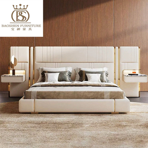 BS Letto Moderno di Lusso Imbottito King Size, Set di Mobili per Camera da Letto per Villa e <span class=keywords><strong>Hotel</strong></span>, Soluzione Completa - Product Image 3