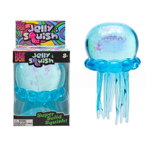 Transparent Jellyfish Squish Toy Slow Rebound Squeeze Ball Cute Sea Animal Design for Daily Anxiety and Pressure Relief - Product Image 2