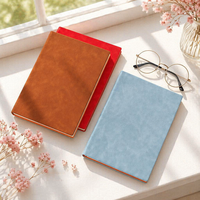 Carnet A5 en cuir PU souple, logo personnalisé, journal d'affaires, bloc-notes, 100 feuilles, reliure cousue, papier ligné épais, bureau, école, quotidien
