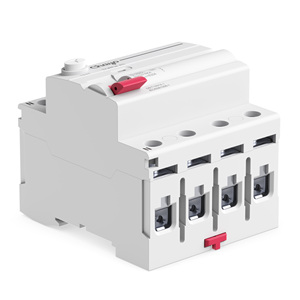 Disjoncteur différentiel (RCCB) 4P 400V <span class=keywords><strong>Type</strong></span> <span class=keywords><strong>A</strong></span> sur rail DIN, 30-300mA, pour projets électriques de bâtiments intelligents Chayo - Product Image 3