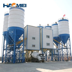 Planta Mezcladora de Concreto de Doble Eje, Controlada por PLC, Eléctrica, para la Construcción de Techos, en China - Product Image 3