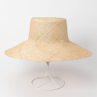 Grosir Topi Jerami Datar Pinggiran Besar Shading Tabir Surya Baru Musim Panas Luar Ruangan Pariwisata Pantai Besar Sepanjang Ember Topi Jerami