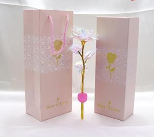 Intermitente 24K oro rosa para siempre tallo largo Artificial Led flores iluminadas regalo para el Día <span class=keywords><strong>DE</strong></span> LA MADRE Acción <span class=keywords><strong>de</strong></span> <span class=keywords><strong>Gracias</strong></span> Día <span class=keywords><strong>de</strong></span> San Valentín - Product Image 6