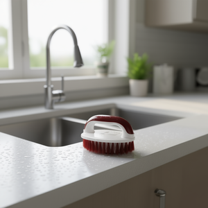 Cepillo de Limpieza de Plástico con Mango Antideslizante, Ligero, para Uso Doméstico, Cerdas de Nailon, Diseño Duradero, 13.5x8x9 CM, Marca ZAA, AO-3021 - Product Image 2