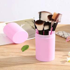 Clásico 12 piezas Juego de brochas de maquillaje baratas Brocha de <span class=keywords><strong>contorno</strong></span> de base Herramientas cosméticas ins popular Juego de brochas de maquillaje de cilindro <span class=keywords><strong>barato</strong></span> - Product Image 1