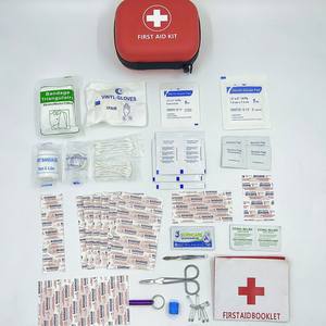 Botiquín de primeros auxilios portátil Ag107, bolsa médica de poliuretano roja, tamaño mediano, para senderismo, estuche de almacenamiento de suministros de emergencia para coche - Product Image 3