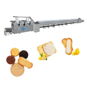 Small Automatic Italy Wafer Cookie Biscuit Make Maker Depositor Machine Price for Make in Pakistan
