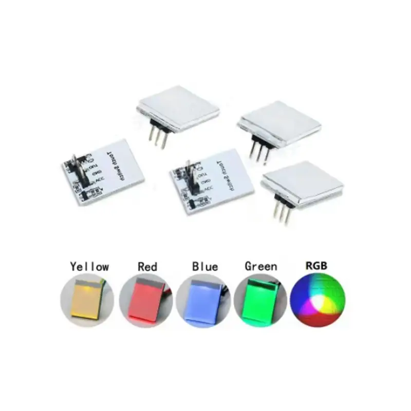 Httm loạt cảm ứng điện dung chuyển đổi nút mô-đun 2.7V-6V RGB màu xanh đỏ màu xanh lá cây màu vàng mạnh mẽ chống nhiễu cho Arduino