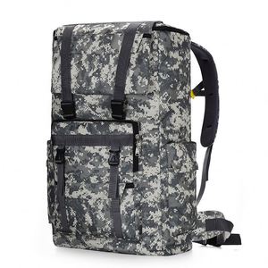 Sac à dos de grande capacité 120L pour l'extérieur, tendance, imperméable, camouflage, pour l'alpinisme, les loisirs, les voyages, la randonnée, sac en polyester - Product Image 1