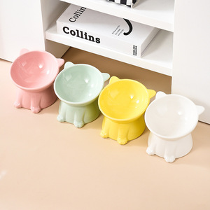 Adorable bol en céramique pour chiens et chats, bol surélevé pour animaux de compagnie, pour chiens et chats - Product Image 2