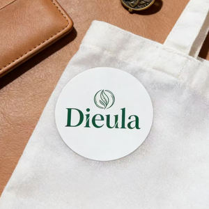 Etiqueta adhesiva de papel personalizada con logotipo redondo de la marca para caja de embalaje de cosméticos y regalos - Product Image 2