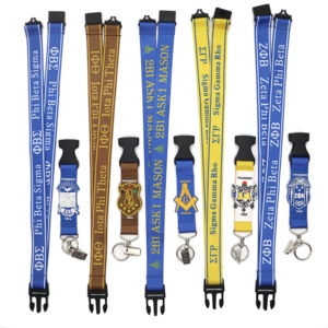 Sigma Gamma Rho Sorority Fraternity PVC Crest Lanyard DST Greek Letters Neck Strap Lanyard with 1913