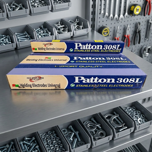 Electrodos de Soldadura de Acero Inoxidable PATON 308L, Certificados por AWS, Varillas de Soldadura DC, Arco Suave, Baja Salpicadura, Grado Industrial - Product Image 1