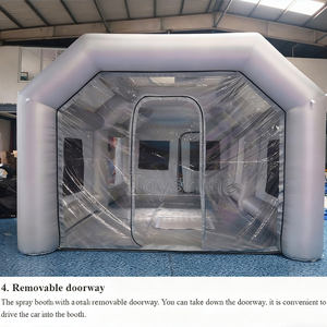 Tente de Garage gonflable portable en tissu Oxford, usine d'abri de voiture, tentes de peinture bon marché <span class=keywords><strong>pour</strong></span> cabine de pulvérisation de peinture - Product Image 5