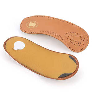 Semelles orthopédiques 2026 pour femmes, soutien de la voûte plantaire pour pieds plats, coussinet de talon en cuir véritable et TPU, tailles 41-46 - Product Image 4