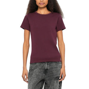 Camiseta de Manga Corta Evening Hush, Algodón Premium Ecológico, Antiarrugas, Transpirable, Diseño Liso, Cómoda y Silenciosa para Mujer - Product Image 6