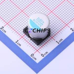 APXG250ARA221MJA0G ตัวเก็บประจุแบบแข็ง SMD, D10xL10 มม. ( ความจุ: 220uF ) ( ความแม่นยำ: 20% แรงดันไฟฟ้าที่กำหนด: 25V ) - Product Image 1