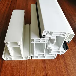 UPVC Profile Kunststoff Tür und Fenster für Weiß Extrusion