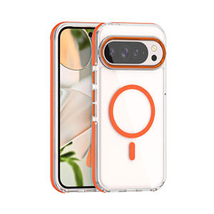 Funda Magnética Transparente Antigolpes para Teléfono Celular Google Pixel 10 Pro XL 9 Pro 8A 7A, Cubierta Trasera Transparente - Product Image 1