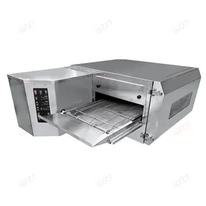 Professionale 15 pollici nastro trasportatore forno elettrico per Pizza ristorante Fast Food commerciale trasportatore a convezione ad aria calda forno per Pizza