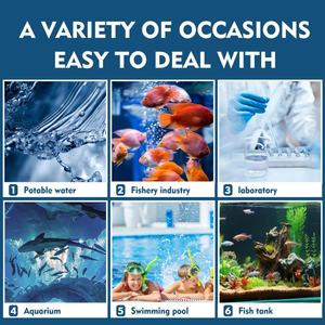 Kit di Test dell'Acqua 8-in-1 Portatile per Piscine e Stagni con Materiale PVC per Uso Domestico ed Esterno (per 5 Persone) - Product Image 6