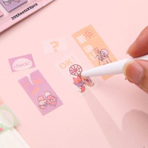 Etiquetas Adhesivas Kawaii para Papelería, Material Escolar Creativo, Pegatinas de Dibujos Animados, Autoadhesivas - Product Image 5