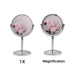 <span class=keywords><strong>Espejo</strong></span> de Maquillaje Simple OEM de Alta Definición 360 °   <span class=keywords><strong>Espejo</strong></span> de Vanidad Metálico Giratorio de Doble Cara para Dormitorio y Uso Doméstico - Product Image 2